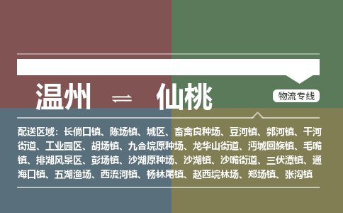溫州到仙桃工業(yè)園區(qū)物流專線