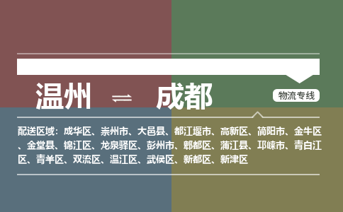 溫州到成都新都區(qū)物流專線